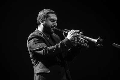 Ibrahim Maalouf on trumpet