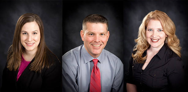 Amy Proctor, Vice President of Design Solutions; Greg Massey, Vice President of Trinity Logistics' Agent Division; Hayley Dobson, Vice President of Team Operations