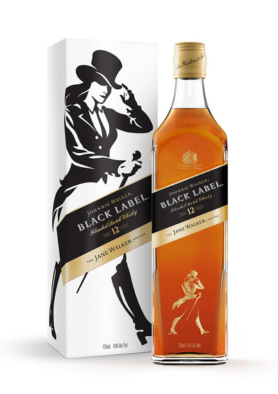 Johnnie Walker launches Johnnie Walker Black Label The Jane Walker Edition, donating $1 for every bottle made to organizations championing women's causes.