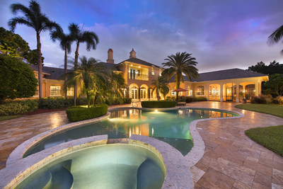 Platinum Luxury Auctions placed this ranch-style estate in western Boca Raton, FL under contract within only 48 hours of the launch of the property’s auction-marketing campaign. The home had previously been on-and-off the market since 2007. The planned auction sale was scheduled for December 16, 2017. Located in a small enclave of luxury homes, the estate offers a sprawling outdoor living area, a small barn, paddocks, lake frontage and sunset views. PlatinumLuxuryAuctions.com.