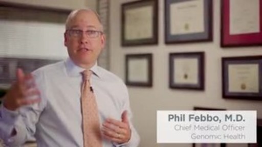 Dr. Phil Febbo, chief medical officer of Genomic Health, discusses a new test to guide treatment in metastatic prostate cancer
