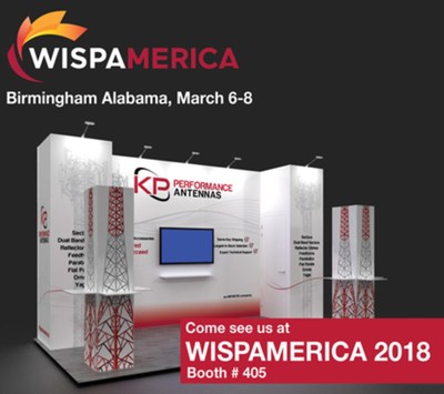 KP Performance Antennas to Exhibit at WISPAmerica 2018