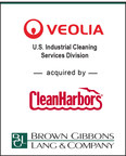 BGL Announces the Sale of Veolia North America's U.S. Industrial Cleaning Services Division