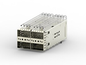 TE Connectivity reduces high-density switch design costs with zQSFP+ stacked belly-to-belly cages