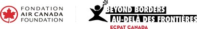 Logo: Air Canada Foundation & Beyond Borders ECPAT Canada (CNW Group/ECPAT Canada)