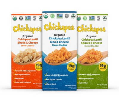 Chickapea Launches the Only Organic, Pulse-Based Mac and Cheese