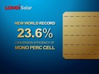At 23.6%, Chinese solar manufacturer LONGi Solar breaks its own world record for the highest efficiency of monocrystalline PERC solar cells