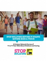 New National Survey: Elementary school students weigh in on how to reduce bullying and increase kindness