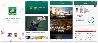 The BNP Paribas Open mobile app is the first tennis app developed by YinzCam, which has launched more than 160 apps for sports teams, leagues, venues and events around the world.