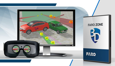 FARO Zone 3D 2018: Revolutionary Software Application for Public Safety Professionals with VR capabilities