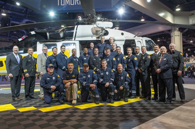 Sikorsky, a Lockheed Martin Company, today honored the Los Angeles County Fire Department for its search and rescue efforts and superior helicopter maintenance while battling numerous wildfires during the 2017-2018 fire season. Photo Credit: Dan Megna