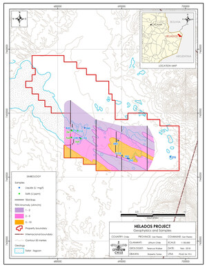 Lithium Chile Identifies 60km(2) High-priority Target Area At Helados, Chile, Preps For Imminent Drill Program
