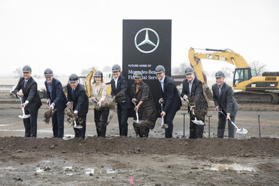 Mercedes-Benz Financial Services and Hillwoood officially brake ground on a new, 200,000 square-foot, national business operations center in Fort Worth, Texas.