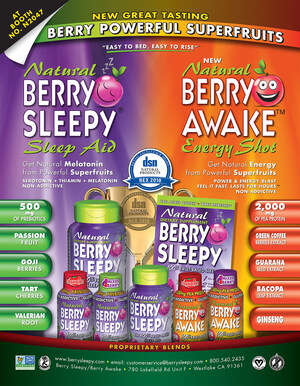 Berry Sleepy/Berry Awake Bolsters Marketing Muscle With Brand Icon Kathy Ireland