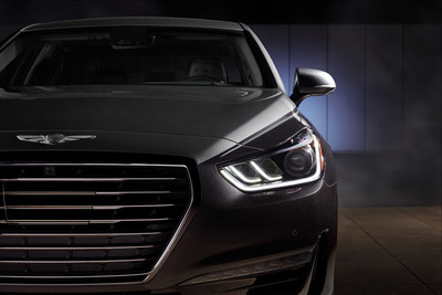 2019 Genesis G90 Vanity Fair Special Edition - Stardust: This G90 sedan practically sparkles under the award show lights, with deep flakes of dark gray.