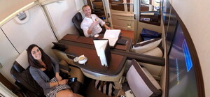 Meet the Couple Who Flew Around The World in Business and First Class Using Points -- and Paid Less Than $2,200 for $55,000 Worth of Airfare