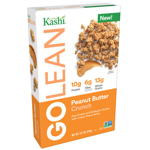Kashi® Launches New GOLEAN® Peanut Butter Crunch Cereal Just In Time For Peanut Butter Lover's Day