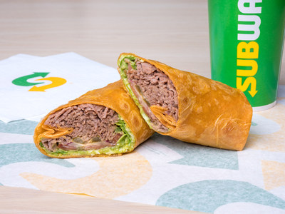 Subway® introduces protein-packed wraps to its U.S. menu, including the Chipotle Southwest Steak & Cheese.