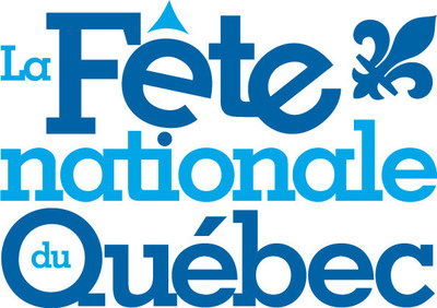 Logo : La Fte nationale du Qubec (Groupe CNW/MOUVEMENT NATIONAL DES QUEBECOISES ET QUEBECOIS)