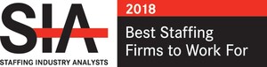 Collabera Announced as Winner of SIA's "2018 Best Staffing Firms to Work For" 7 Years in a Row