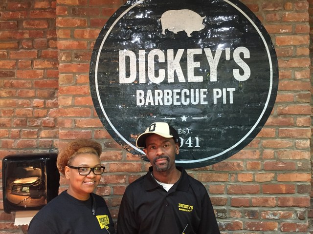 Carline Jefferson opens her second Dickey's Barbecue Pit location today in Brooklyn, NY.