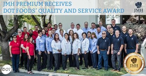 JMH Premium Receives Coveted Utah Manufacturing Safe Workplace Award and Is Named DOT Foods' Quality and Service Award Winner