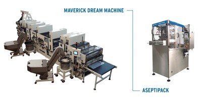 The Maverick Dream Machine (left) and Aseptipack aseptic bag-in-box filler (right) are the two latest additions to Liqui-Box testing capabilities at their Global Technology Center located in Ashland, OH.