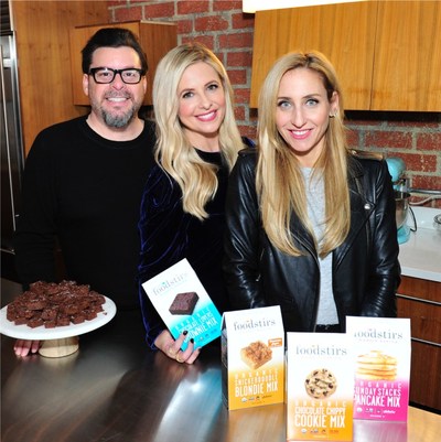 Foodstirs was co-founded by successful entrepreneurs Galit Laibow, Greg Fleishman and actress and author Sarah Michelle Gellar. Foodstirs is remaking the baking mix category with USDA Organic and Non-GMO Project Verified baking mixes that are superior on every level. The brand meticulously creates its recipes based on four core principles: ultra-sustainability, easy-to-make, affordably priced and incredibly delicious from-scratch taste. In addition to regenerative and direct-sourced ingredients,