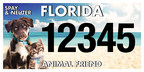 Florida Animal Friend Rises to #15 Plate in the State