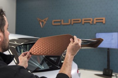 The Cup Copper colour, a shade that perfectly matches the model’s character (PRNewsfoto/CUPRA)