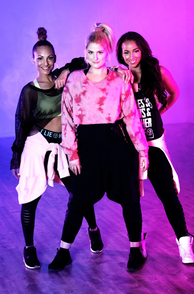 Grammy-Award winning singer, songwriter and multi-platinum artist Meghan Trainor teams  with Zumba to promote latest single "No Excuses" and empower women everywhere
