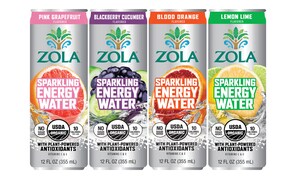 Zola Launches NEW Organic Sparkling Energy Waters &amp; Zola Portfolio Is Now Non-GMO Project Verified