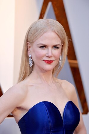 Statement Earrings Set In Platinum Are Top Accessory At The 90th Annual Academy Awards