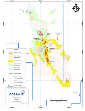 Oceanus Provides Update on El Tigre Project