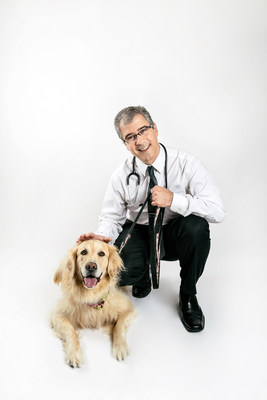 Dr. Alan Monovvari, Vice President, Medical Operations at Markham Stouffville Hospital is studying how pets can improve the health of patients (CNW Group/Canadian Animal Health Institute)