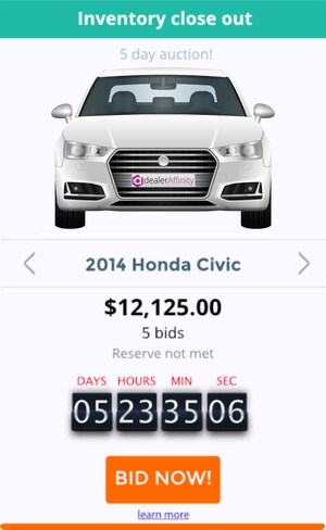 dealerAffinity Introduces The World's First Auction-Based Lead Generation Platform For Auto Dealers' Websites