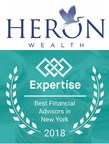 Heron Wealth Recognized for Second Year as One of the Top 15 Financial Advisory Firms in New York