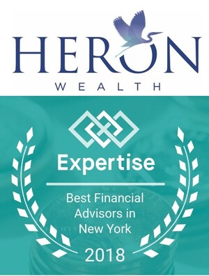 Heron Wealth Recognized for Second Year as One of the Top 15 Financial Advisory Firms in New York