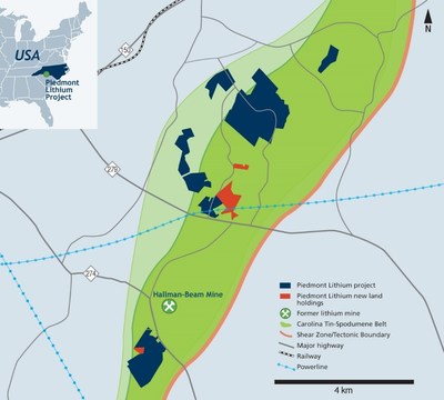 Piedmont Lithium New Land Holdings