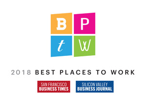 Upgrade Inc. Named a 2018 'Best Place to Work in the Bay Area'