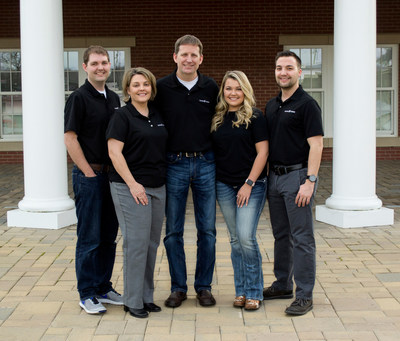 The Meece family, (from left) Micah, Tamara, Chuck, Madison and Jordan, own and operate Goose Creek Candle Company, a Kentucky-based home fragrance company, that has partnered with the American Cancer Society (ACS) in the fight against cancer. From March 1-31, Goose Creek Candles will give $8 from each online sale of a specially designed line of candles to the American Cancer Society.