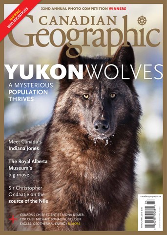 Cover of the March/ April issue of Canadian Geographic. (CNW Group/Royal Canadian Geographical Society)