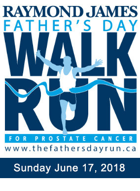 Prostate Cancer Foundation BC Announces the Raymond James Father's Day Walk Run June 17, 2018