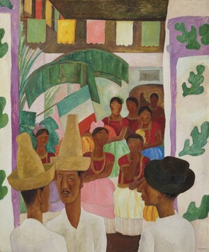 Christie's leiloará The Rivals, obra-prima de Diego Rivera da coleção Rockefeller
