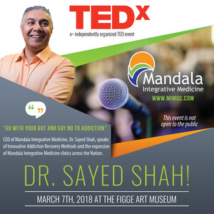 Dr. Sayed Shah, M.D., of Mandala Integrative Medicine selected as speaker for inaugural TEDx Conference