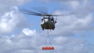 Sikorsky CH-53K Completes Critical Flight Envelope Expansion with 36,000-pound External Lift