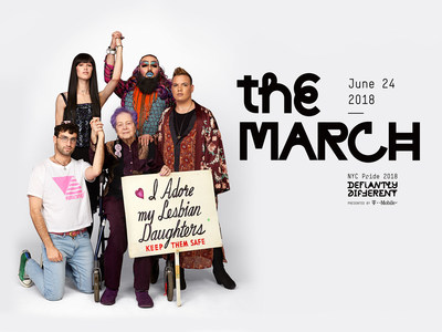 NYC Pride announces its four Grand Marshals slated to lead the 49th NYC Pride March on Sunday, June 24, 2018: Billie Jean King, Lambda Legal, Tyler Ford, and Kenita Placide