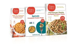 Modern Table® Adds New Pasta Shape And Two New Mac &amp; Cheese Flavors To Its Lineup Of Complete Protein Pastas And Pastas With Sauce