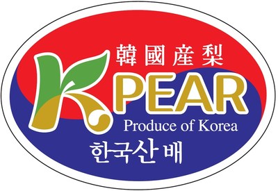 K-PEAR sticker, a certification of Korean pears' excellence in flavor and nutrition