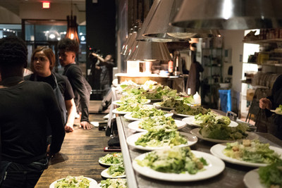 BBVA Compass guests were served a four-course meal Thursday night at Café Momentum in Dallas, where the bank gathered to celebrate the restaurant's founder, Chad Houser, who took home the first-place prize of $50,000 in the BBVA Momentum accelerator program for social entrepreneurs.